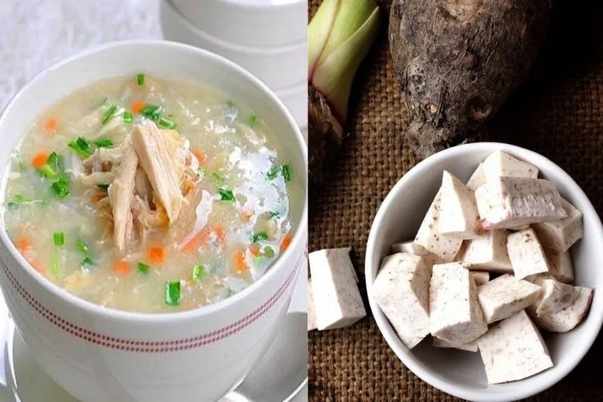 Cháo khoai sọ cho bé