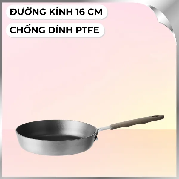 Chảo nhôm chống dính hỗ trợ làm sốt me mịn mượt