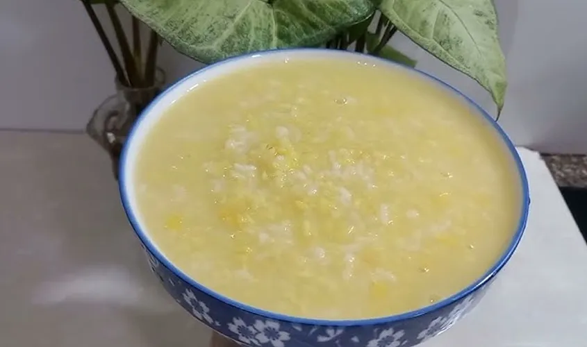 Cháo óc heo đậu xanh giàu protein thực vật, dễ tiêu hóa