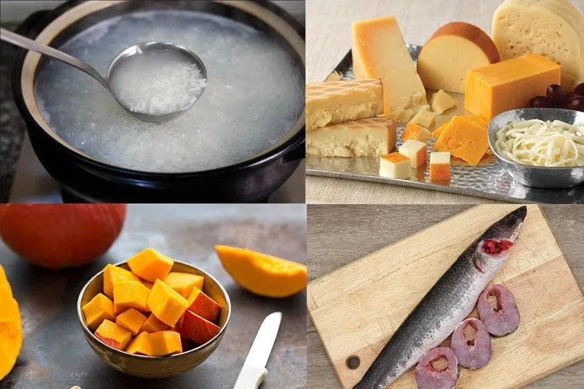 Cháo phô mai cho bé nấu với cá lóc