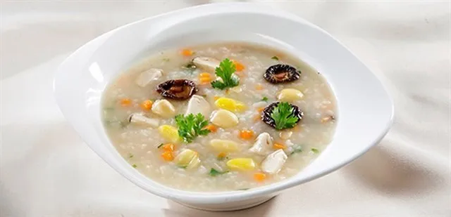 Cháo thập cẩm chay hấp dẫn