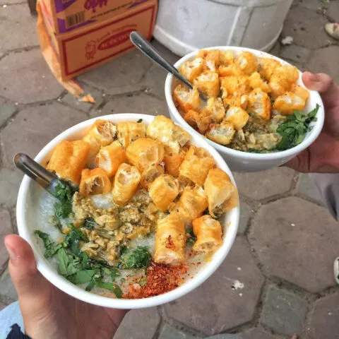 Cháo trai Hà Nội hấp dẫn