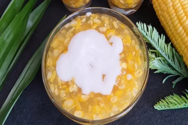 Chè bắp nước cốt dừa hoàn chỉnh