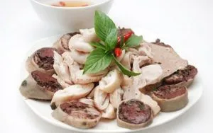 chế biến dồi lòng thơm ngon chuẩn vị