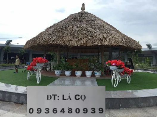 Chòi lợp lá cọ tại Hà Nam