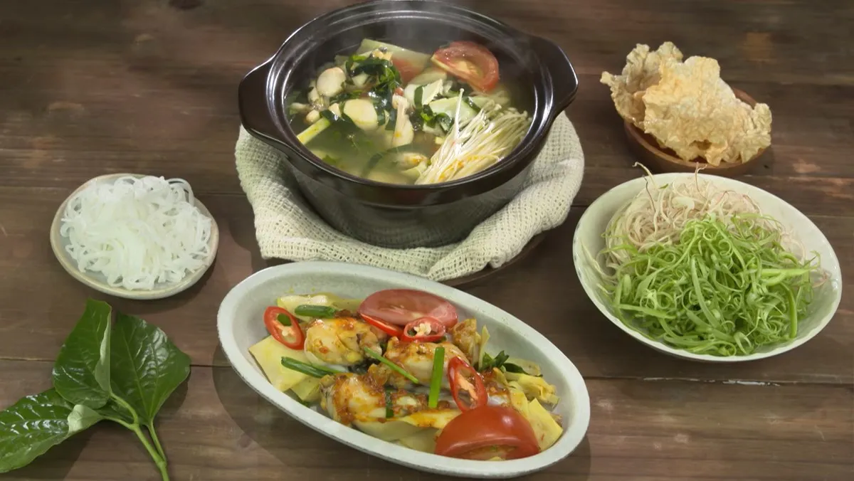 Lẩu ếch măng cay thơm ngon chuẩn vị cho ngày mưa