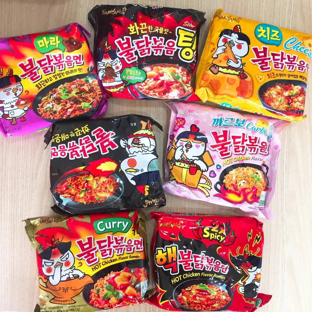 Combo 6 gói mì Samyang tiết kiệm cho thực khách trải nghiệm