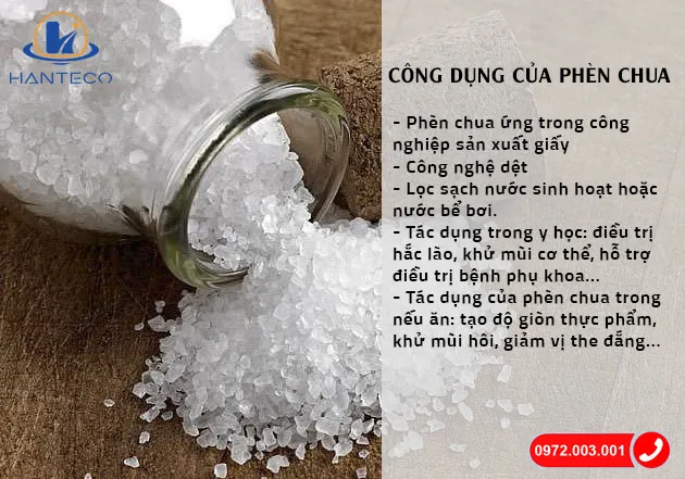 Ngâm rau củ trong dung dịch phèn chua để tạo độ giòn