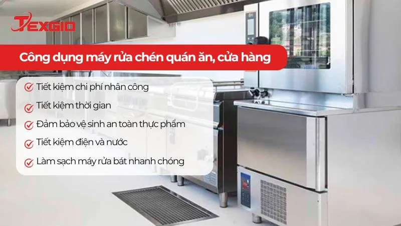Máy rửa bát giúp tối ưu hóa nhân sự và chi phí vận hành quán