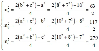 Minh họa bài toán tam giác thường