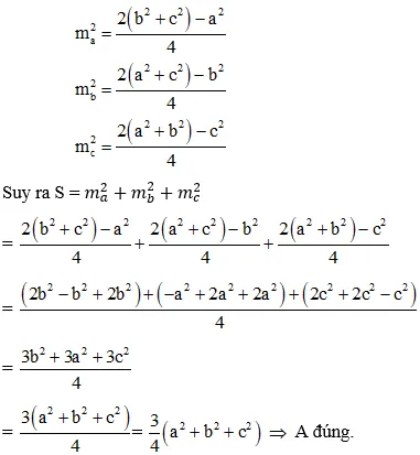 Kết quả công thức tổng