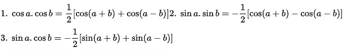 Biến đổi tích thành tổng