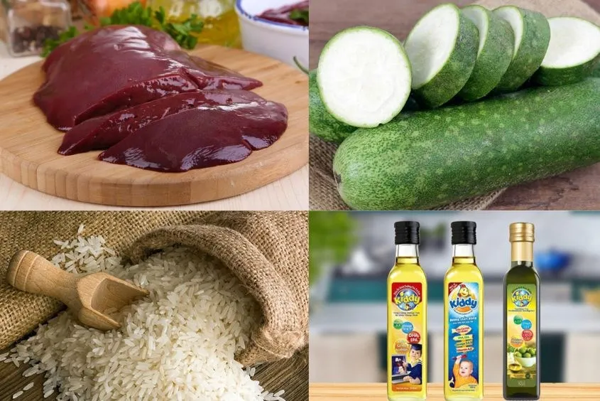 Cháo gan heo bí đao thanh mát, dễ tiêu hóa cho bé