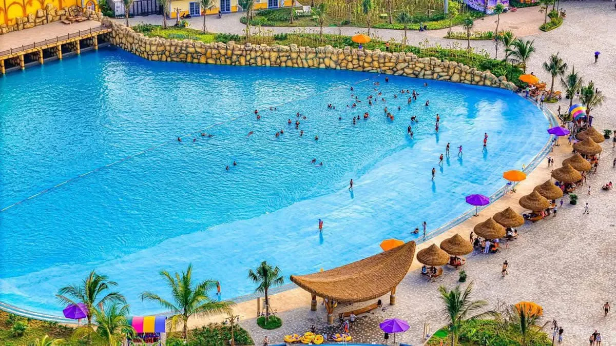 Không gian xanh mướt và hiện đại tại Công viên Grand Park cho mọi lứa tuổi