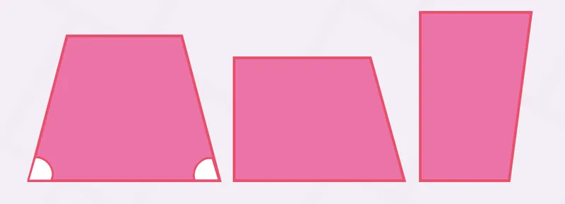 Các loại hình thang cơ bản trong toán học