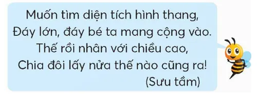 Bài thơ giúp nhớ công thức tính diện tích hình thang