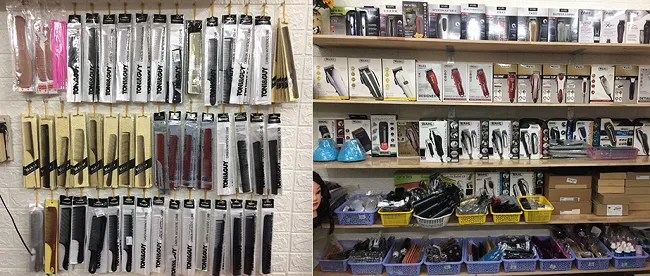 Cửa hàng bán dụng cụ làm tóc chuyên nghiệp tại TPHCM