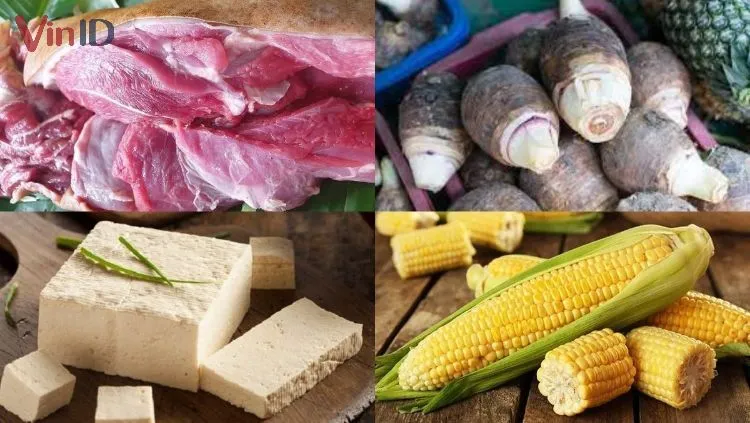 Nguyên liệu nấu lẩu dê tươi ngon