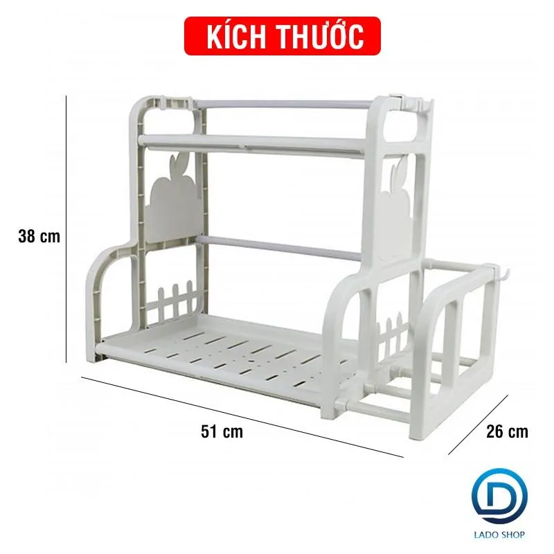 Chi tiết cấu trúc khung chịu lực của giá để gia vị, chịu tải trọng lên đến 45kg