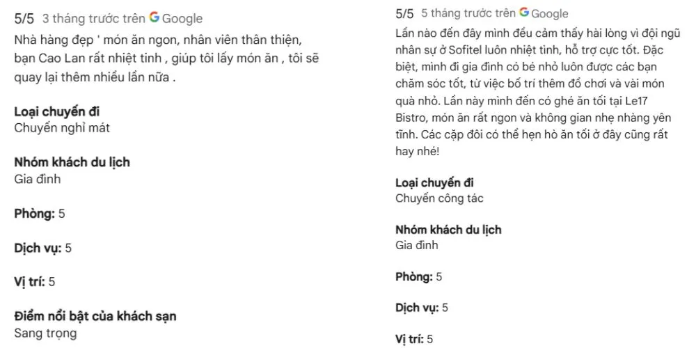 Khách sạn được đánh giá cao về dịch vụ chuyên nghiệp