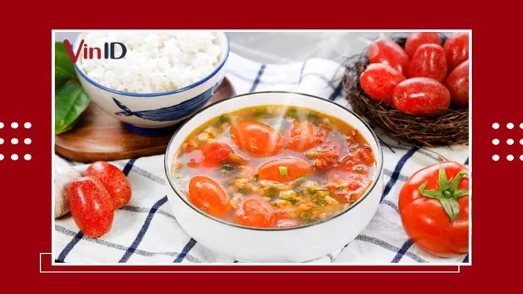 Canh cà chua thịt băm