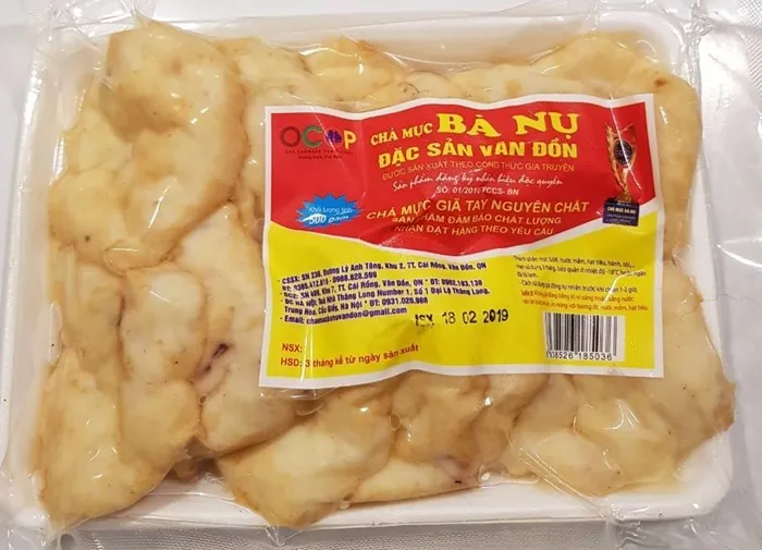 Chả mực Vân Đồn