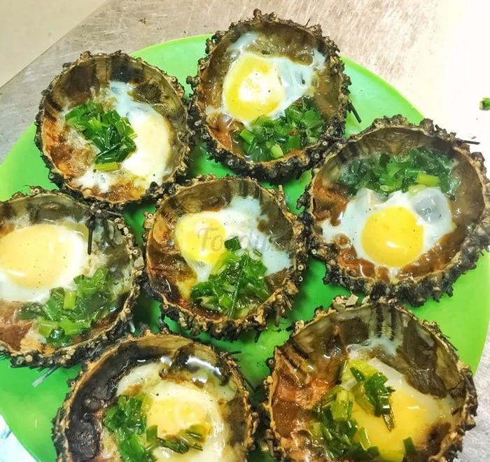 Nhím biển nướng Vân Đồn