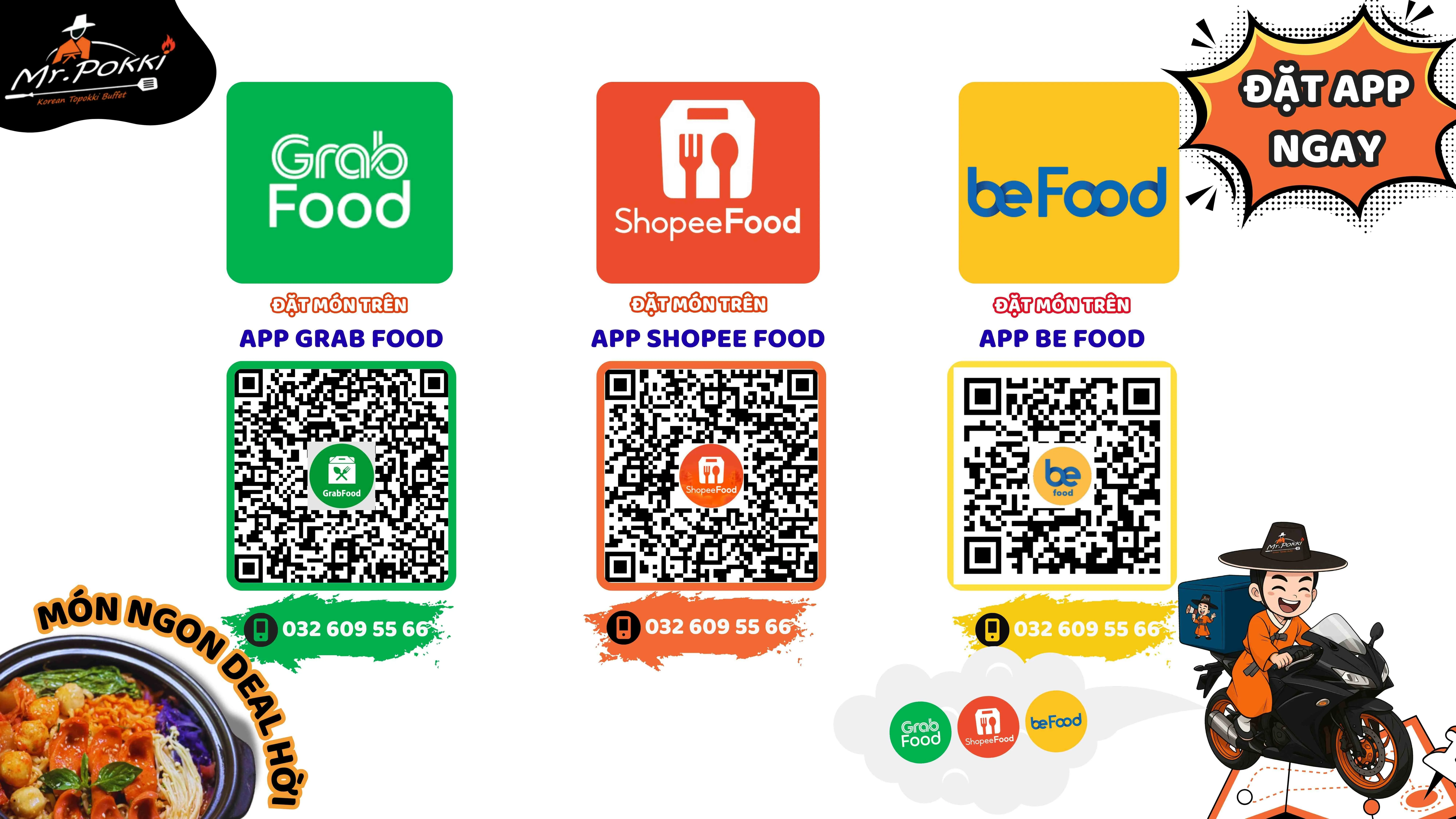 Mì cay hải sản đặt món trên ứng dụng vô cùng tiện lợi