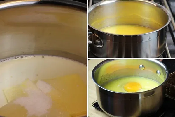 Quá trình chuẩn bị hỗn hợp lỏng cho bánh mì