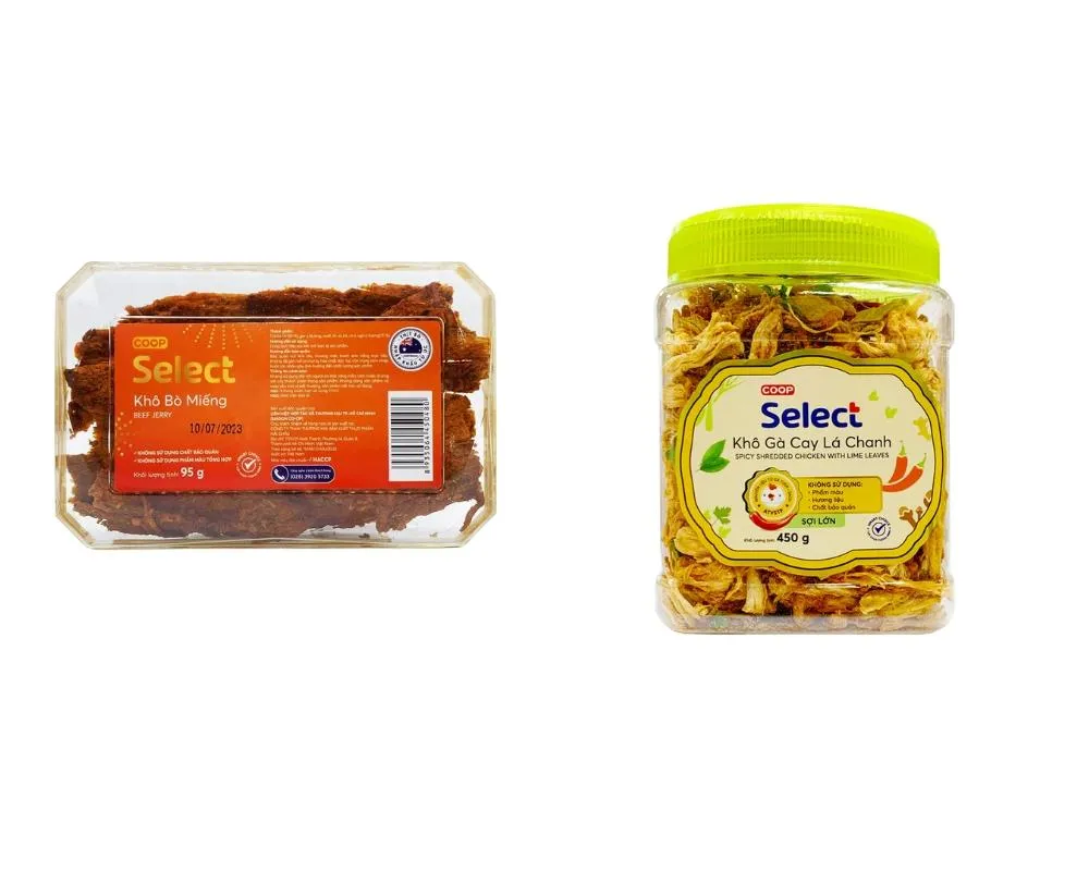 KhÃ´ gÃ , khÃ´ bÃ² cá»§a Coop Select