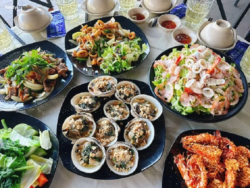 Hải sản nhà hàng Gió Biển