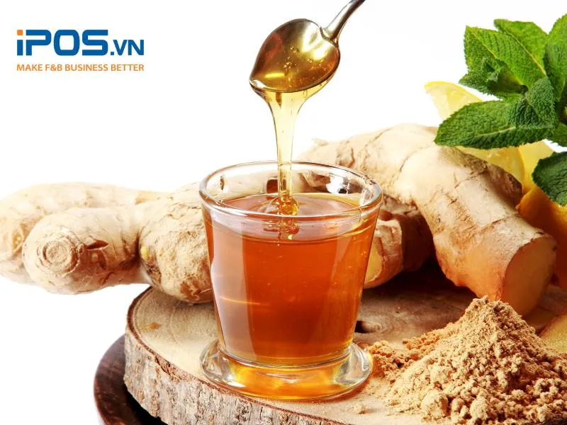 Đồ uống nóng cho menu mùa đông quán cafe: TrÃ  Gá»«ng Máº­t Ong NÃ³ngÂ 