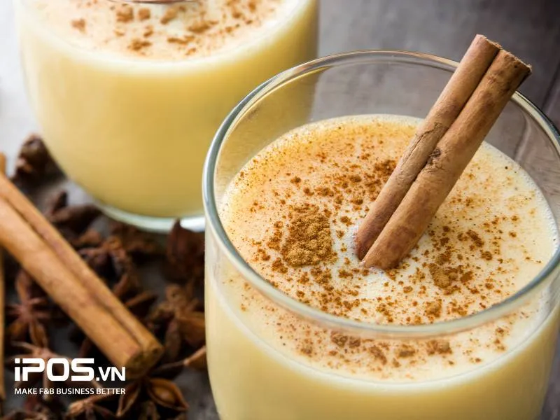 Äá»“ uá»‘ng nÃ³ng cho menu mÃ¹a Ä‘Ã´ng quÃ¡n cafe: Eggnog