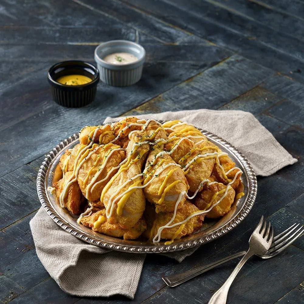 Gà rán sốt bơ và phô mai tại Don Chicken