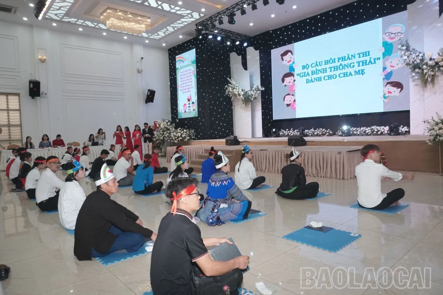 Phụ huynh và trẻ thực hành kỹ năng xử lý tình huống dinh dưỡng