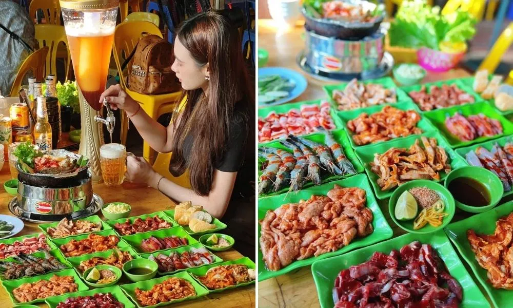 Thưởng các món nướng siêu ngon tại quán nướng Hương Linh