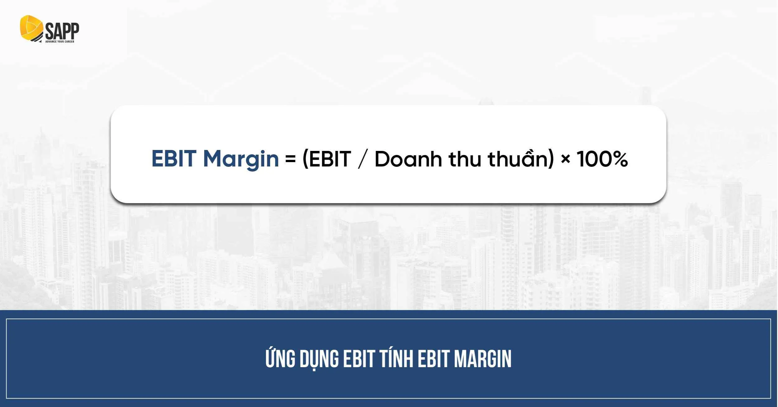 Chỉ số EBIT margin là gì trong Tài chính doanh nghiệp