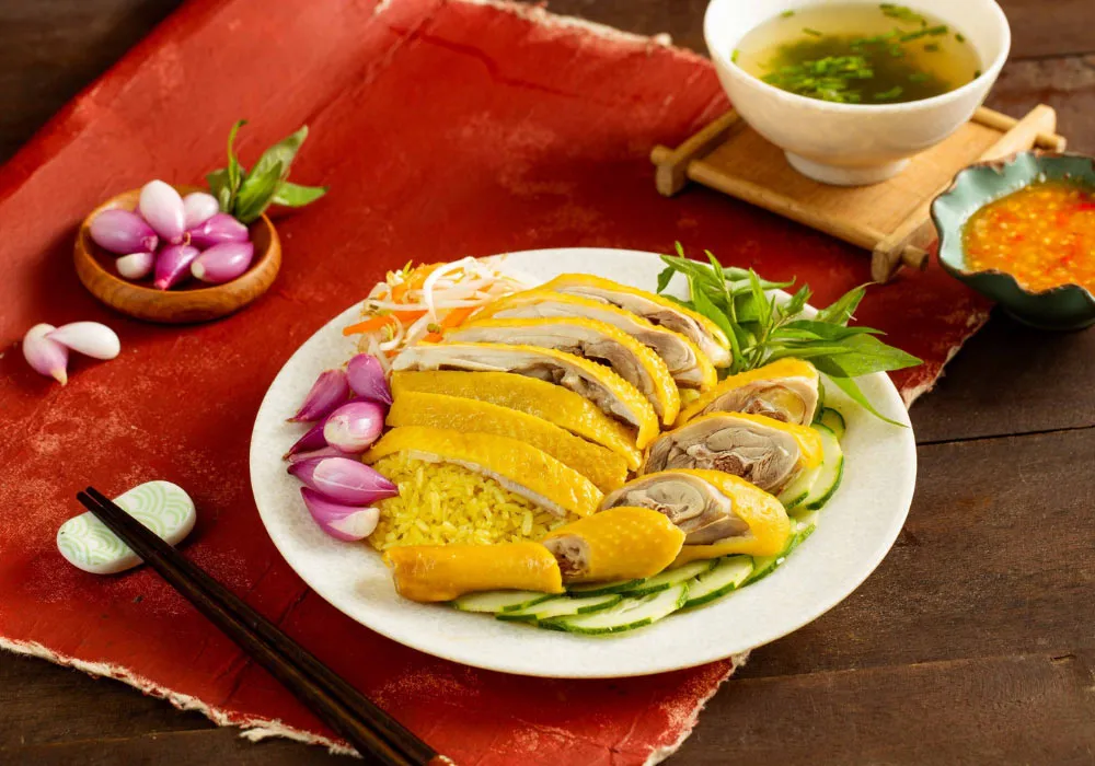 Quán ăn ở nghĩa tân nổi tiếng với cơm rang gà thơm ngon “hảo hạng”