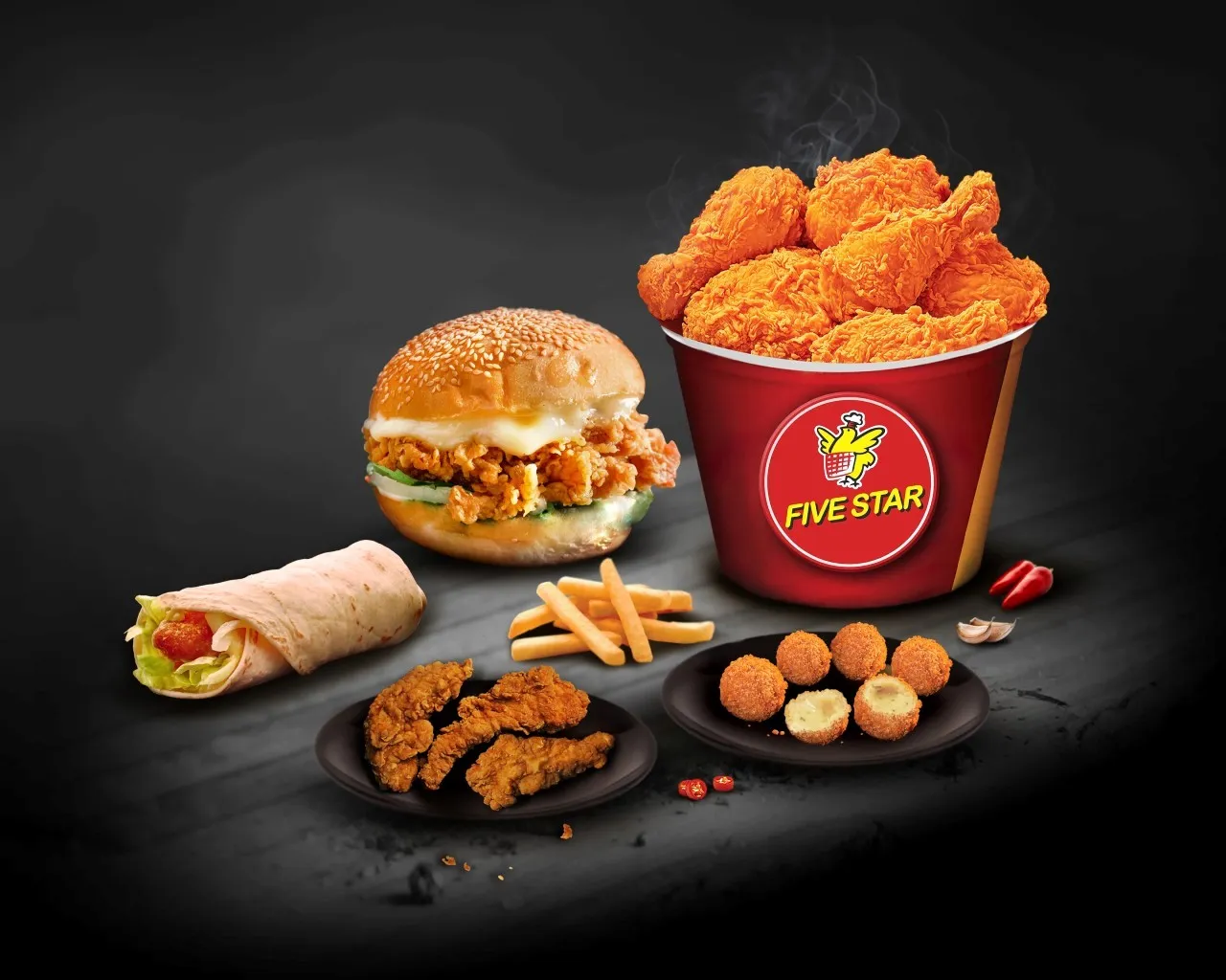 Gà rán Five Star đậm đà hương vị Thái