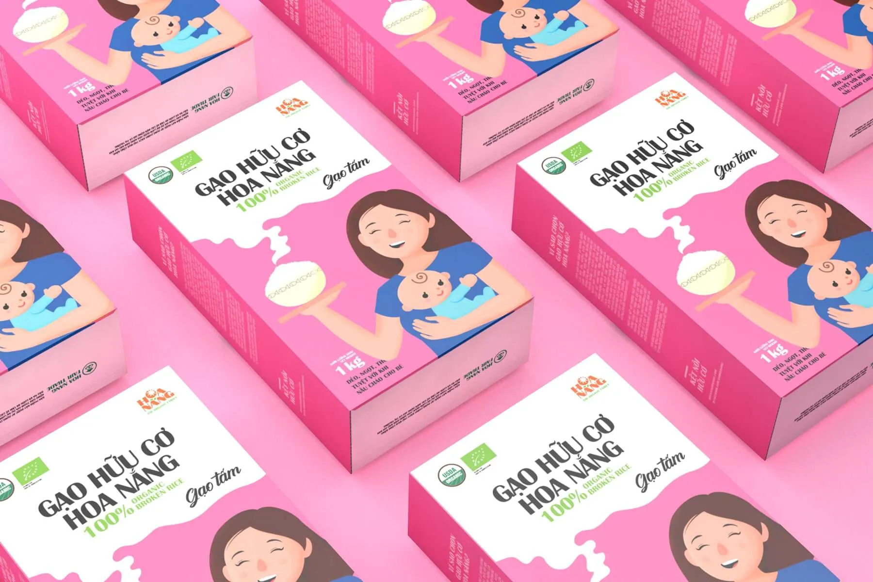 Gạo tấm có hạt nhỏ, dễ nở khi nấu cháo