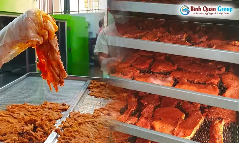 Máy sấy thịt bò khô