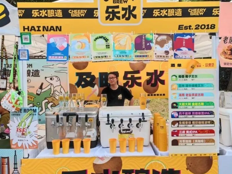 Không gian ẩm thực bắt mắt thu hút sự chú ý của khách hàng