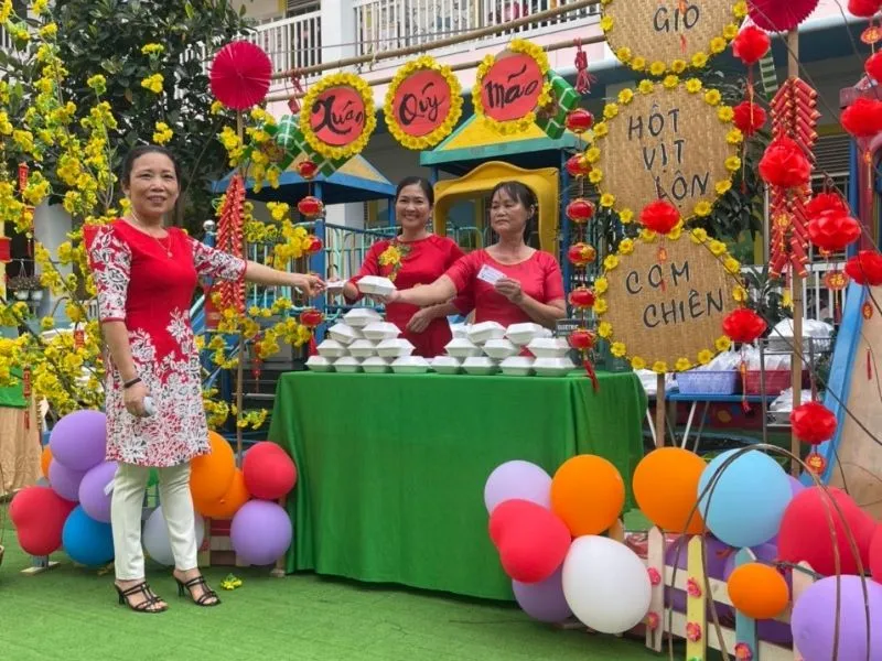 Gian hàng mầm non Hoa Phượng