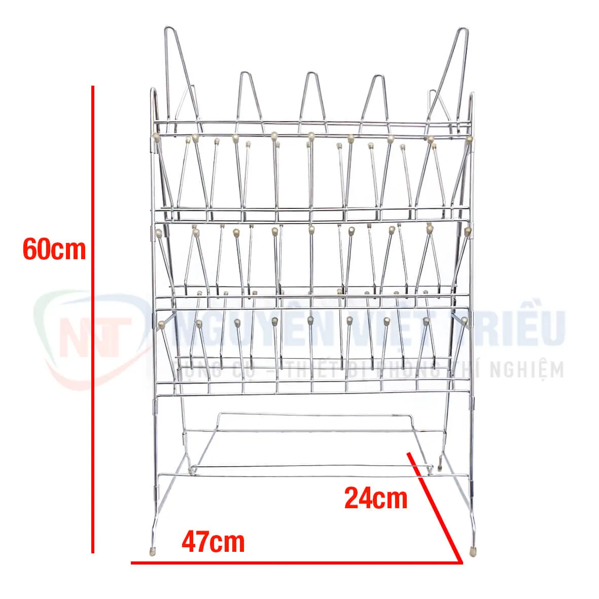 Kích thước giá phơi 2 mặt
