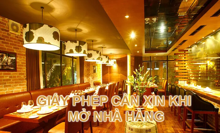 Giấy phép kinh doanh nhà hàng