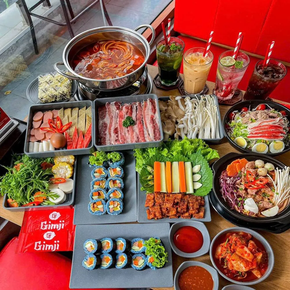 Gimji Korean Fast Food - Thiết kế tối giản hiện đại