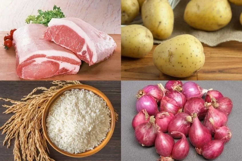 Gợi ý món cháo thịt heo cho bé và khoai tây