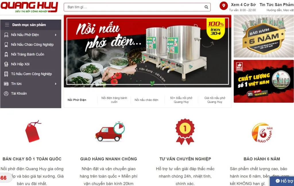 tủ bán cháo dinh dưỡng hà nội