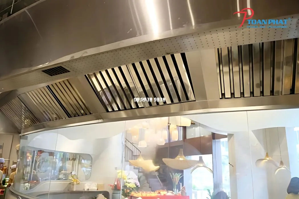 Hệ thống ánh sáng, hút mùi, thông gió