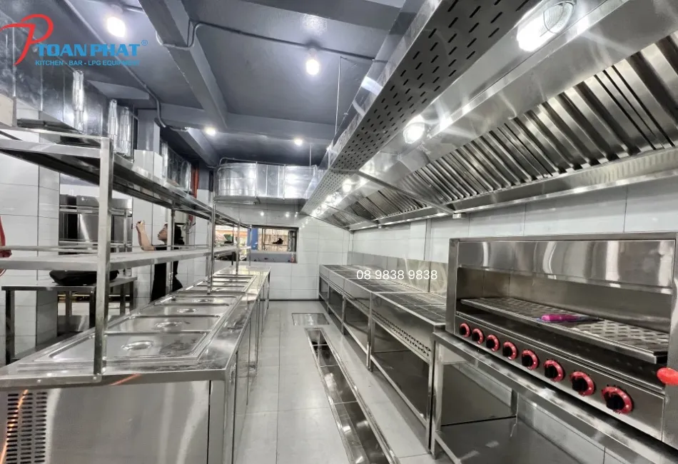 Toàn Phát thi công - lắp đặt bếp nướng cho quán nướng 78, quận 3